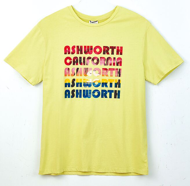 SOGO復兴馆ASHWORTH圆领T恤，原价3900元、特价2760元。（SOGO提供）