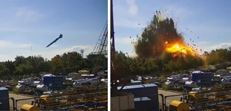 影》俄军空袭克列缅丘格商场影片曝光  应是Kh-22大型飞弹所为