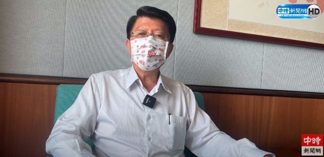 台南市议员谢龙介谈选战。(取自中时新闻网影片)