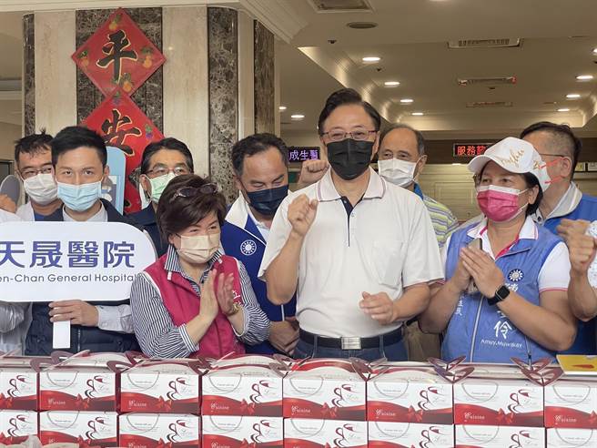 國民黨桃園市長參選人張善政29日確診。(呂筱蟬攝)