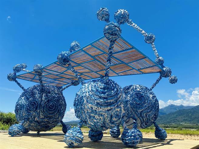 「漂鸟197纵谷大地艺术季」登场，10件作品等待旅人寻访。（庄哲权摄）