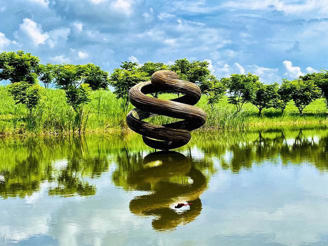 「漂鸟197纵谷大地艺术季」登场，10件作品等待旅人寻访。（庄哲权摄）