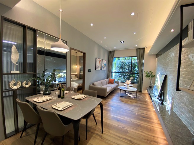 「合陽鼎峰」樣品屋實景。(圖/業者提供)