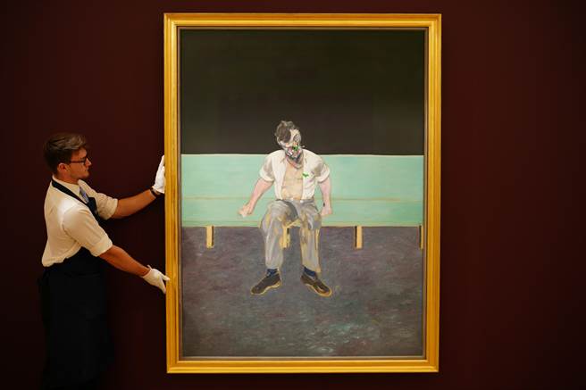 《卢西安・弗洛伊德肖像习作》为弗朗西斯・培根在事业巅峰的1964年所绘。（苏富比提供）