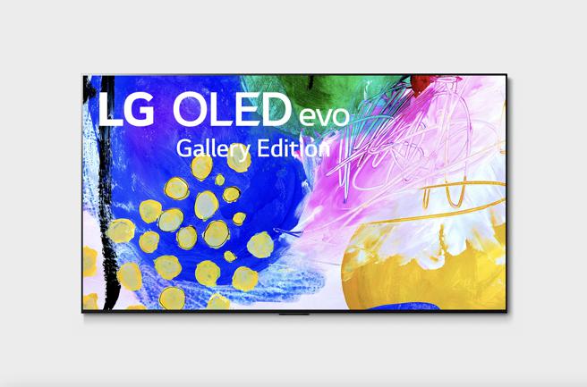 LG OLED 4K AI语音物联网电视 G2系列，共有55吋、65吋、83吋及97吋 4款尺寸，定价9万9900元起。（LG提供）