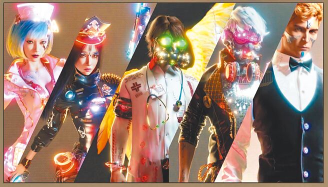 Unknown无名吾名推出免费Free Mint NFT，拥有原创故事背景与赛博庞克元素搭配细致的2D PFP画风及科幻IP路线。图／无名吾名提供