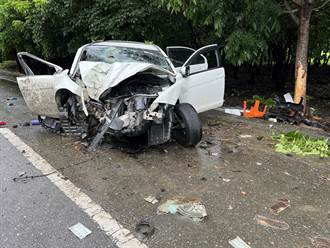 天雨路滑、高速行駛 台東卑南車輛嚴重自撞釀1死
