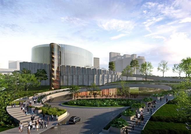 「DAKA再生资源利用中心」上梁仪式，该中心投入超过40亿经费，预计2023年6月开始协助处理花莲垃圾（（台泥提供／王志伟花莲传真）