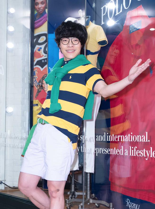 卢广仲曝高中起以Polo衫融入同侪，更以Polo衫陪他征战大学考场以及初出道时的表演现场。（摄影/吴松翰）
