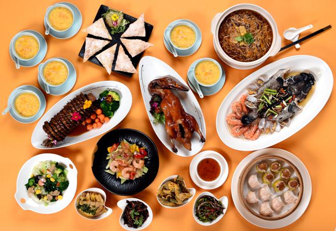 「平假日圆山名厨晶饡任飨券」可选择至台北圆山大饭店金龙厅品尝午晚餐6人桌菜。（ 圆山大饭店提供）