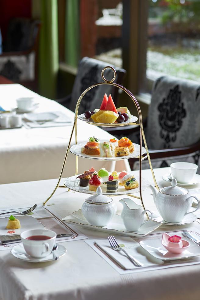 花园咖啡厅平假日英式下午茶。（圆山大饭店提供）
