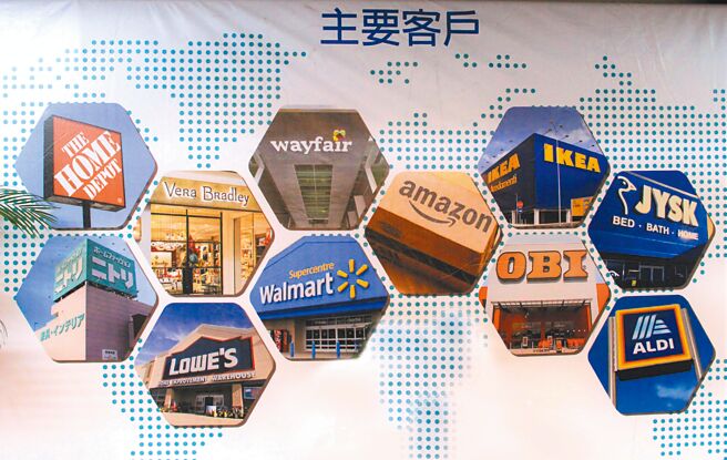 庆丰富公司是全球大型量贩品牌通路商的长期合作伙伴。图／陈仁义