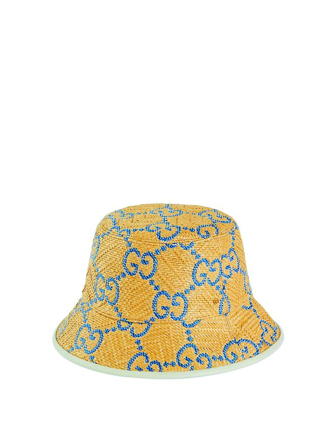 GUCCI草编渔夫帽，1万8500元。（GUCCI提供）