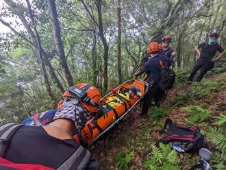 婦登拉拉山跌墜15公尺深溪谷 31人入山搜救助送醫