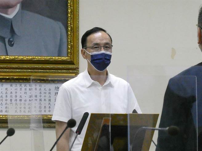 国民党主席朱立伦。（周志豪摄）