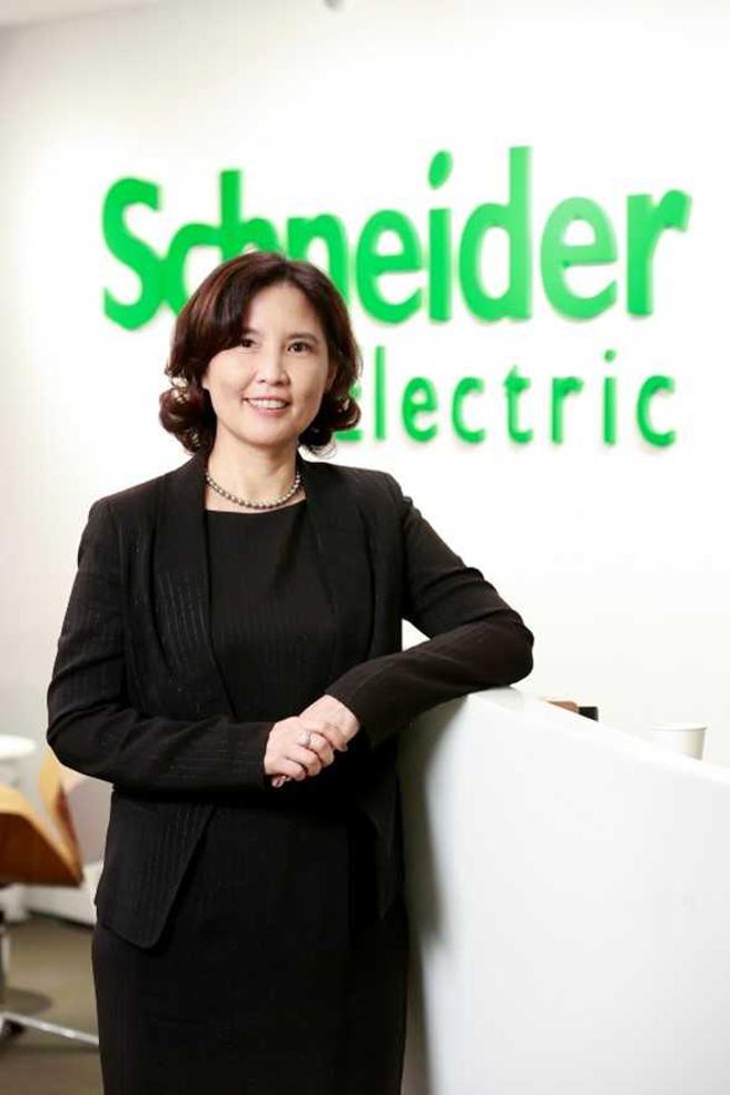 （法商施耐德电机台湾公司新任总经理郭念慈接任。图／业者提供）