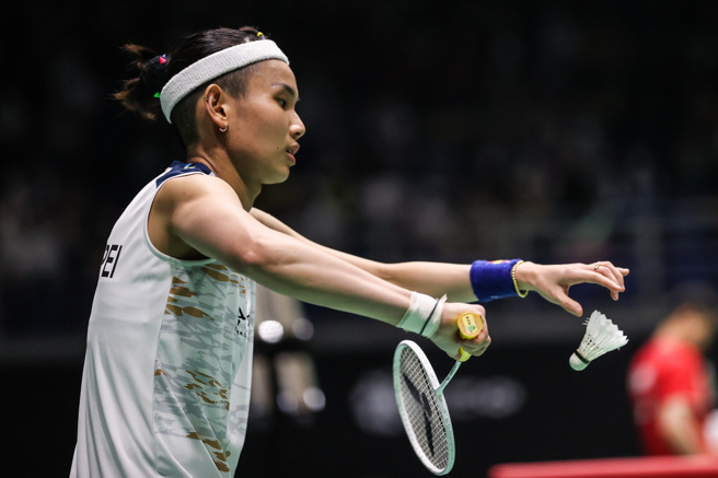 戴資穎在馬來西亞公開賽女單8強逆轉淘汰辛度。（Badminton Photo提供）