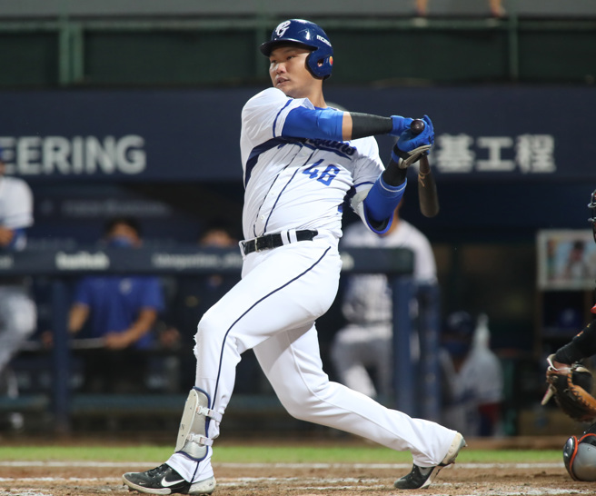 富邦悍将范国宸。（资料照，郑任南摄）