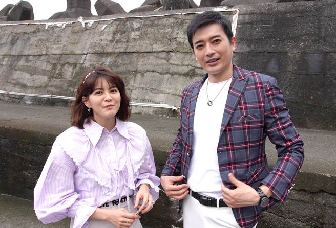 林柏妤和田家達劇中有不少對手戲。（台視提供）