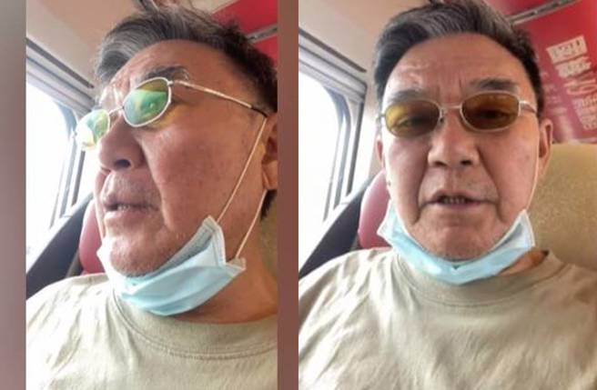 李立群搭高铁到厦门。(图／取自李立群抖音)