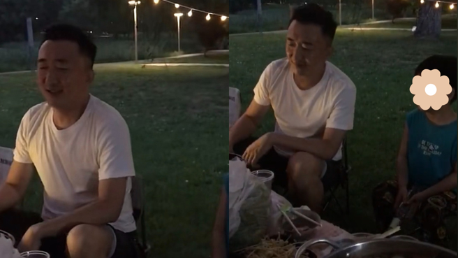 刘伯勛工作再忙也注重陪伴孩子，非常享受陪伴孩子玩闹的时光。(图/刘伯勛 抖音)