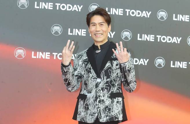 羅時豐擔任本屆金曲獎主持人。（圖／粘耿豪攝）