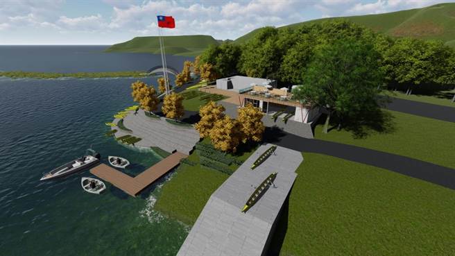 苗栗县政府规画新的海棠岛游憩设施。（苗栗县政府提供／谢明俊苗栗传真）