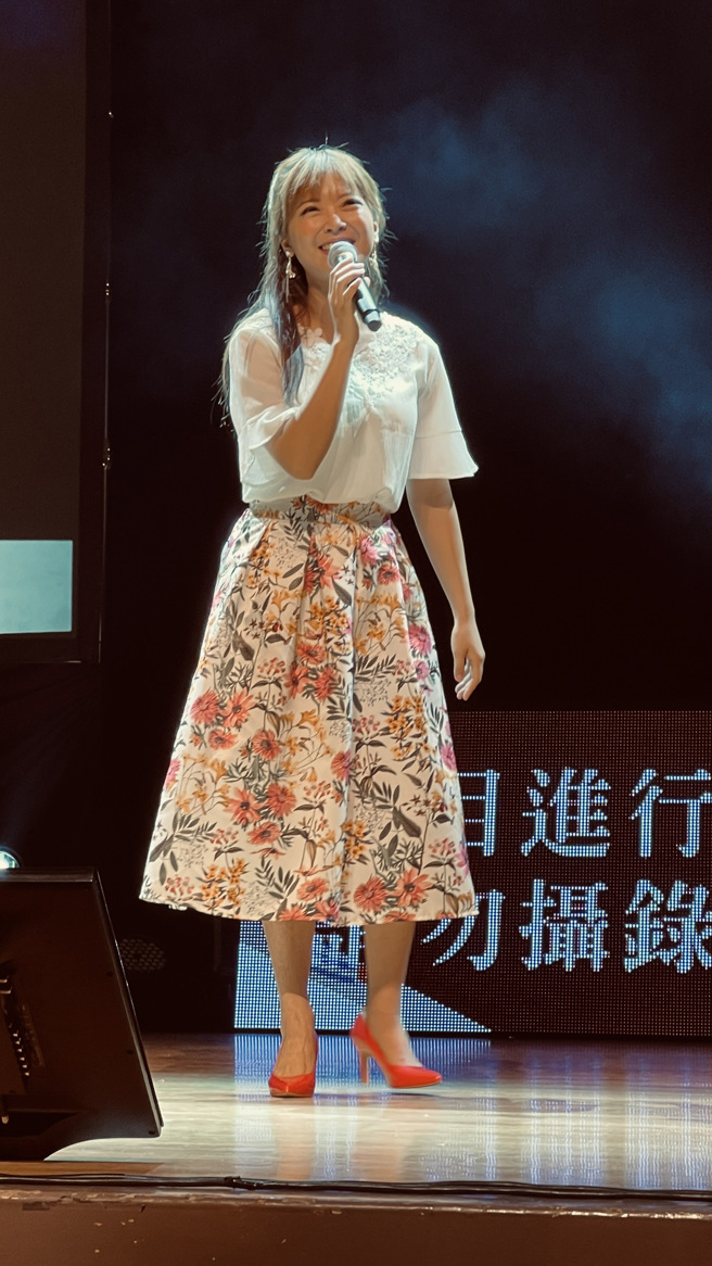 甜心歌手翁钰钧。（图/中时集团提供）