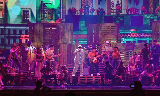 MATZKA、大淵帶來合作舞台。（圖／台視提供）