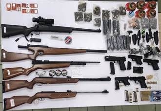 新竹縣肅槍專案 查獲假警察擁大批槍械