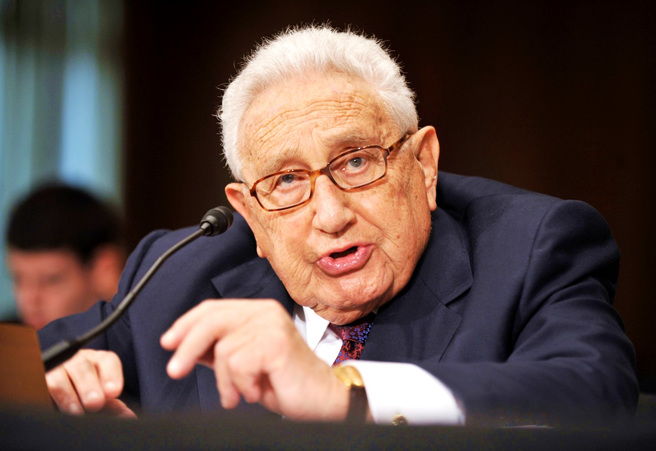 美国前国务卿季辛吉（Henry Kissinger）接受英媒专访，表示俄罗斯与乌克兰的战争可能会以3种结果收场。（资料照／TPG、达志影像）