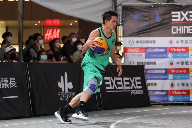 3X3.EXE PREMIER CHINESE TAIPEI北区第二回合单站男子组冠军赛MVP林秉锋。（大会提供）