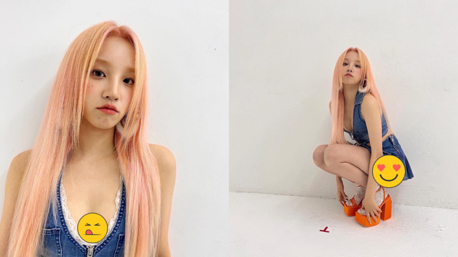 女歌手宋雨琦疑似走光，她却霸气回应「这个是偏见哦」。(图/宋雨琦 微博)