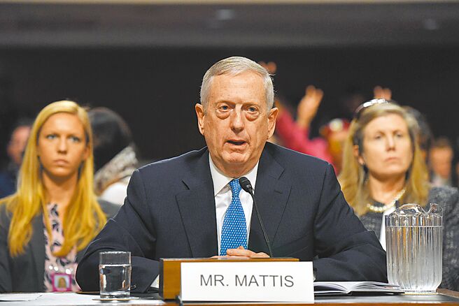 圖為美國前國防部長馬提斯資料照片。（新華社）