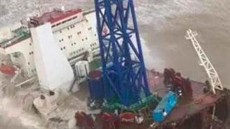 「福景001」施工船因颱風沉沒 已打撈起12具疑似落水遇難者遺體
