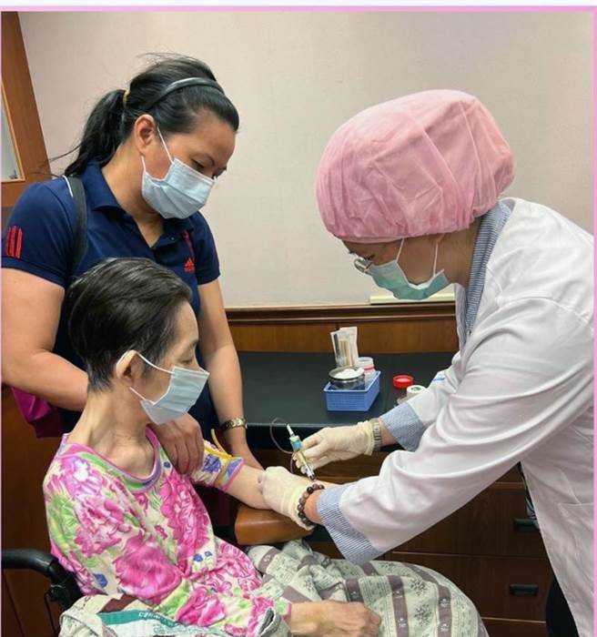 前总统陈水扁发言关切妻子吴淑珍确诊新冠肺炎后只剩32公斤。（摘自扁担物语／洪荣志台南传真）