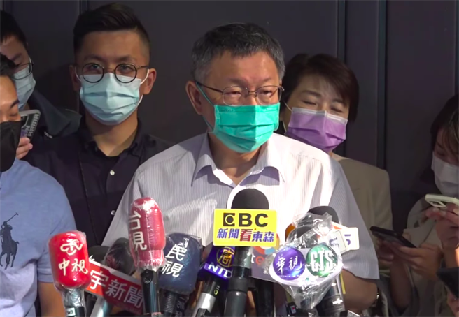 台北市长柯文哲。（摘自中视SNG供讯）