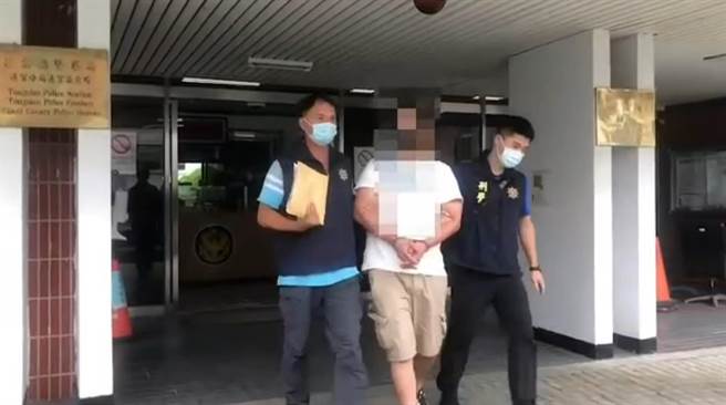 警方逮到曾姓主嫌。（翻摄照片／李京升苗栗传真）