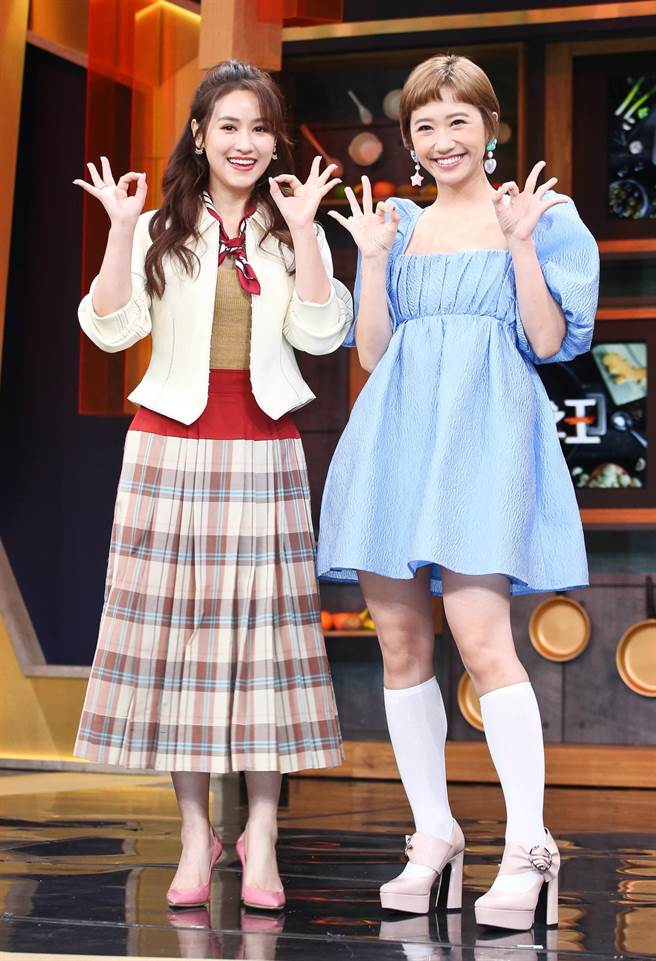 Sandy吴姗儒（左）、Lulu黄路梓茵。（陈俊吉摄）