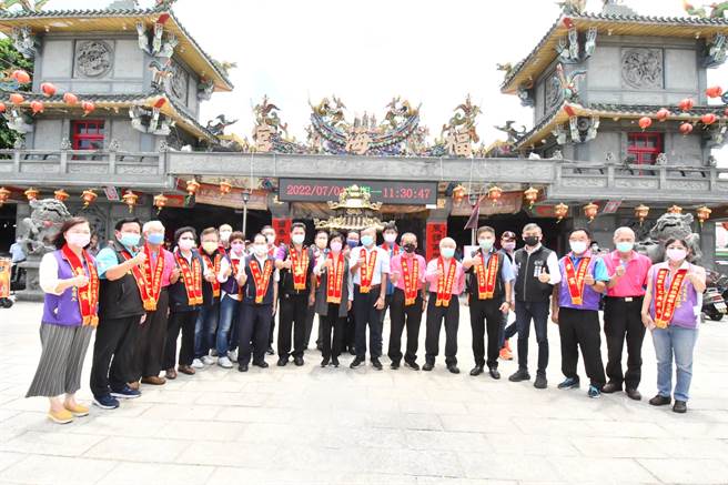 王惠美说，感谢妈祖赐筊，择定举办日期，为民眾赐福。(县府提供／吴建辉彰化传真)