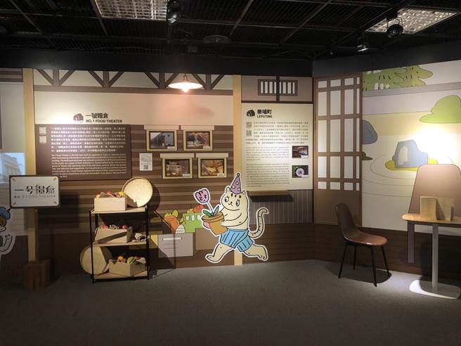 「台北老房子生活-與你蕉朋友」特展將於7月5日到10月30日於台北探索館展覽，2樓展區呈現食、茶、書、藝四種主題的老房子新生活。（張芷瑜攝）