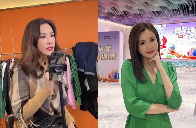 港星張文慈近期淡出螢光幕，把演藝重心轉往大陸、改當帶貨主播。（圖／取材自張文慈Instagram、微博）
