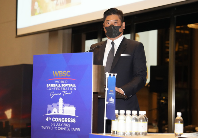 中华棒协理事长暨新科亚洲棒总会（BFA）会长辜仲谅。（中华棒协提供）