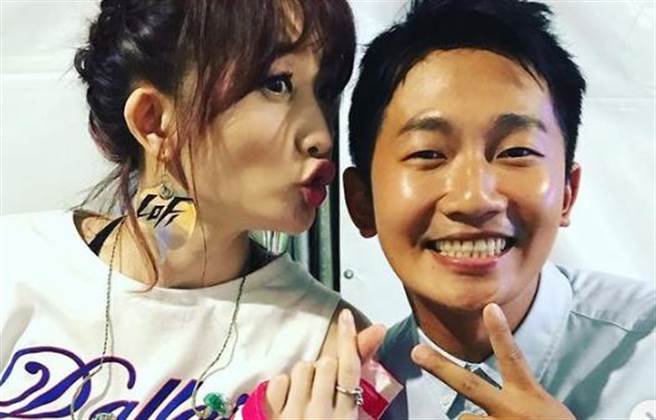 朱俐静（左）与蔡昌宪交情深厚。（翻摄蔡昌宪IG）