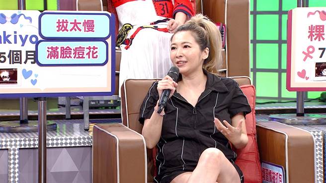 Makiyo透露孕期胖了15公斤。（三立提供）