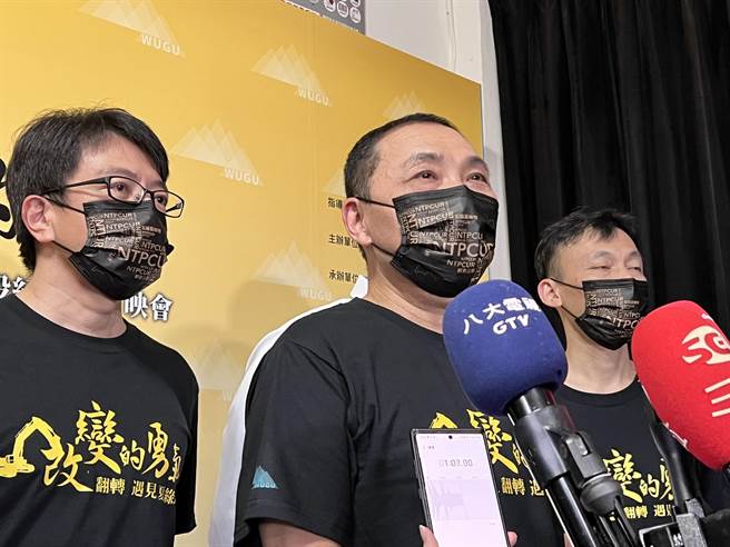 被問到2024年是否願意為全台灣服務？侯友宜未正面回應。（李奇叡攝）