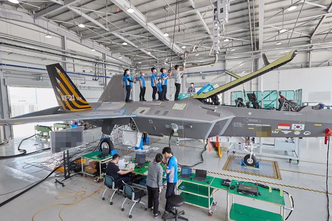 几星期前KF-21的接近完工阶段。(图/KAI)