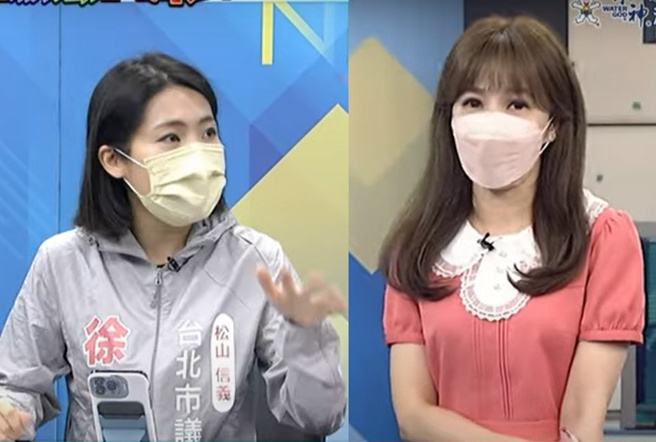 徐巧芯(左)、马千惠(右)一一破解林智坚论文抄袭争议的猫腻。（图／取自《大新闻大爆卦》）