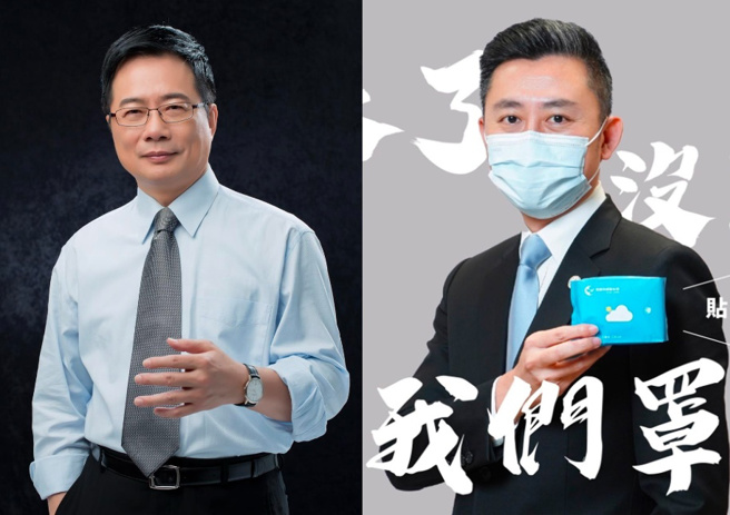 蔡正元(左)直指林智坚(右)的论文重复率太离谱，呼吁绿营不要只顾着全党救一人。（图／取自两人脸书）