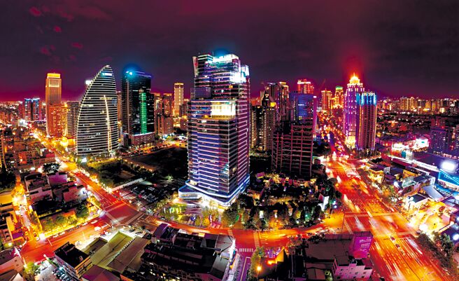 台中七期城市天際線媲美曼哈頓。圖／業者提供